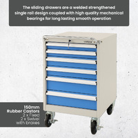 Industrial Tooling Cabinet on Wheels