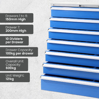 7 Drawer Industrial Tooling Cabinet