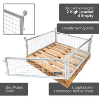 Stillage Pallet Cage (Half Height)