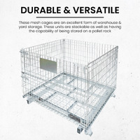 Galvanised Mesh Cage