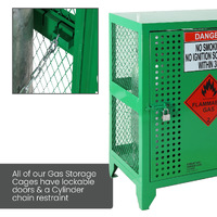 Fork Gas Storage Cage - 2 Cylinders