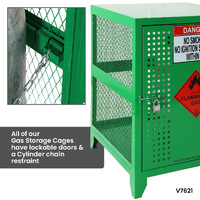 Fork Gas Storage Cage - 4 Cylinders