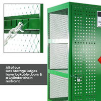 Fork Gas Storage Cage - 12 Cylinders