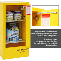 Flammable Liquid Cabinet - 60L Capacity