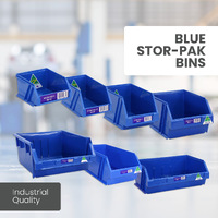 Blue Stor-Pak Bins