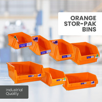 Orange Stor-Pak Bins