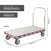 Heavy Duty Aluminium Platform Trolleys