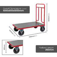 Large Wheel Platform Trolley