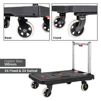 Foldable Plastic Deck Trolley