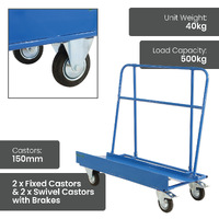 Steel Triangular Frame Panel Cart