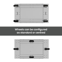 Panel Cart with Adjustable Load Bars (Pneumatic Castors)