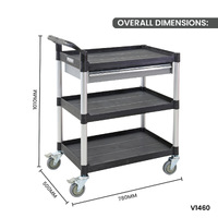 3 Tier Tool Trolley (with drawer)