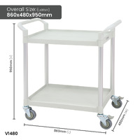 2 Tier Utility Service Cart