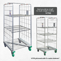 2 Sided Roll Cage Trolley