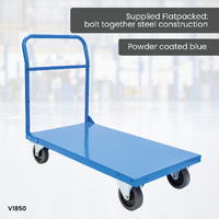 Heavy Duty Single Handle Platform Trolley