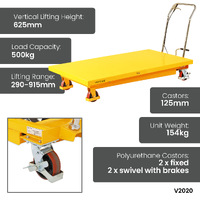 Extra Large Scissor Lift Trolleys