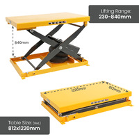 Pneumatic Scissor Lift Table