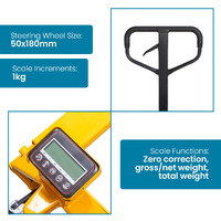 2000KG Pallet Truck With Load Scales