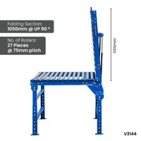 600mm Conveyor Gate (Steel Rollers Only)