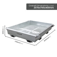 Galvanised Concrete Collection Tray