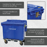 660L Wheelie Bin with Rotator Base