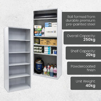 Open Steel Shelving Unit