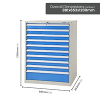 10 Drawer Industrial Tooling Cabinet