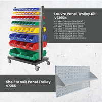 Louvre & Square Hole Panel Trolleys