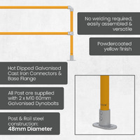 Pedestrian Handrail Barrier System