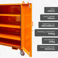 Site Tool Cabinet - Double Door