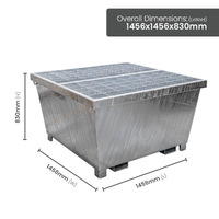 IBC Galvanised Spill Bin