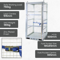 Lockable Gas Storage Cage