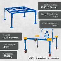 Heavy Duty Pallet Stand (with Tall Adjustable Legs)