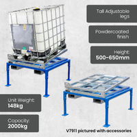 IBC Tilting Stand (with Tall Adjustable Legs)