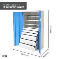 Heavy Duty Industrial Storage Cabinets 6 Drawer Cabinet ( 3 x 100mm & 3 x 200mm drawers)