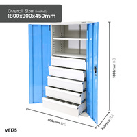 Heavy Duty Industrial Storage Cabinets 5 Drawer Cabinet ( 5 x 200mm drawers)