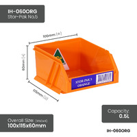 Orange Stor-Pak Bins