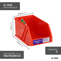 Red Stor-Pak Bins