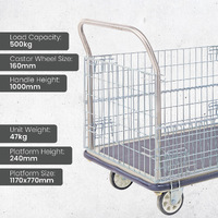 Extra Large Prestige Platform Trolley (with cage)