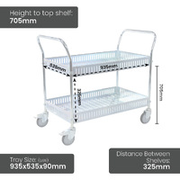 Service Cart With Side Rails