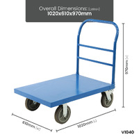 Heavy Duty Steel Platform Trolleys