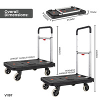 Foldable Plastic Deck Trolley