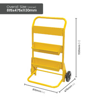 Heavy Duty Wheel Chock Trolley & Holder