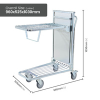 Self Levelling Shelf Trolley