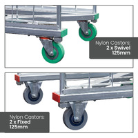 2 Sided Roll Cage Trolley