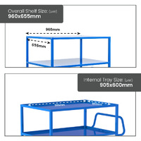 5 Tier Steel Trolley