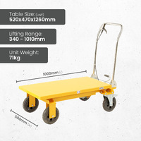 Rough Terrain Scissor Lift Trolley