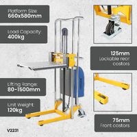 Electric Fork  Stacker - 400kg capacity