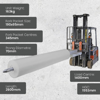 Roll Prong 70mm diameter x 2800mm