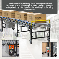 Electric Expanding Roller Conveyors